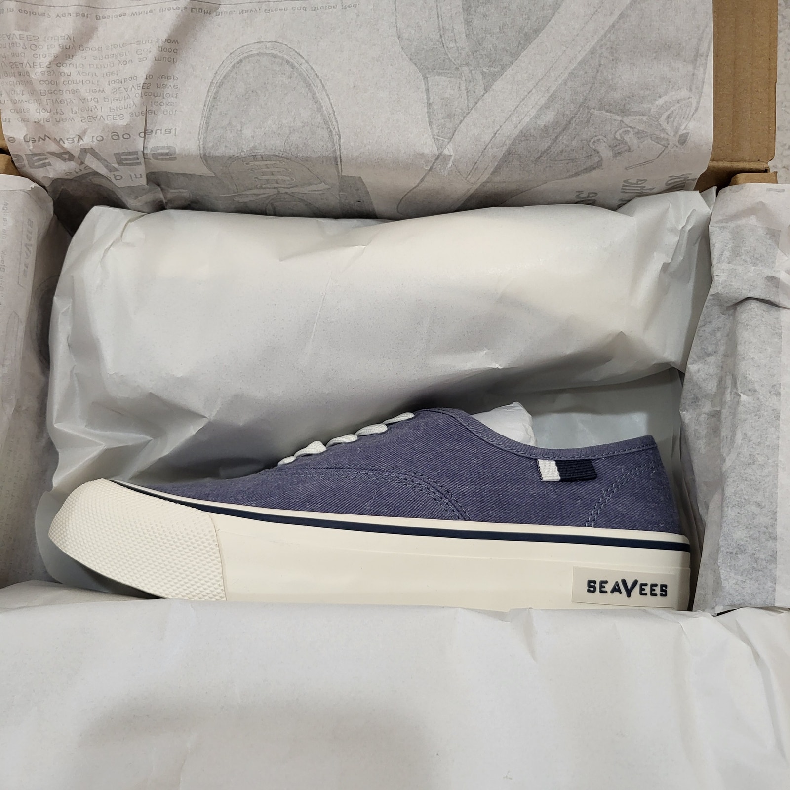 New Seavees Women's Sea Change Cvo Sneakers Blue Indigo Size 6 — image 8 of 8